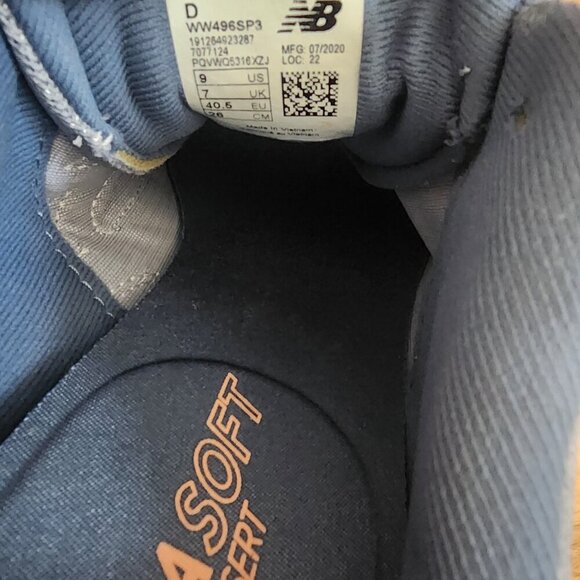 New Balance 496 V3 Blue/Grey Walking Sneaker Shoes Womens Sz 9 | WW496SP3 - Picture 11 of 12